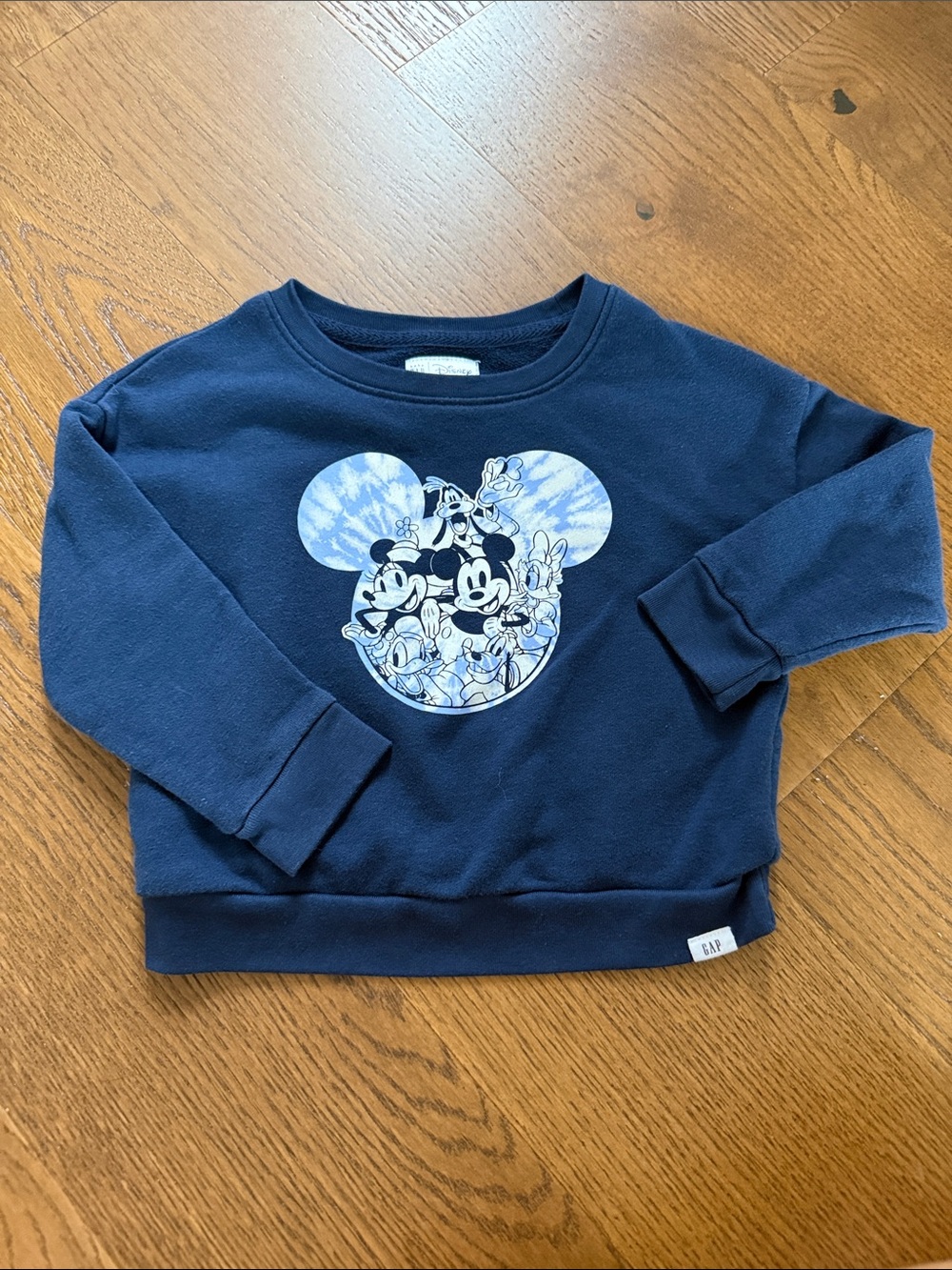 GAP Navy Blue Mickey Mouse Crewneck Sweatshirt